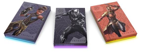  Seagate presenta in collaborazione con Marvel le unità disco FireCuda in edizione limitata per celebrare l’eredità di Black Panther